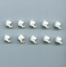 LEGO x10 White Minifigure, Headgear Helmet Space, City Astronaut from Monkie Kid