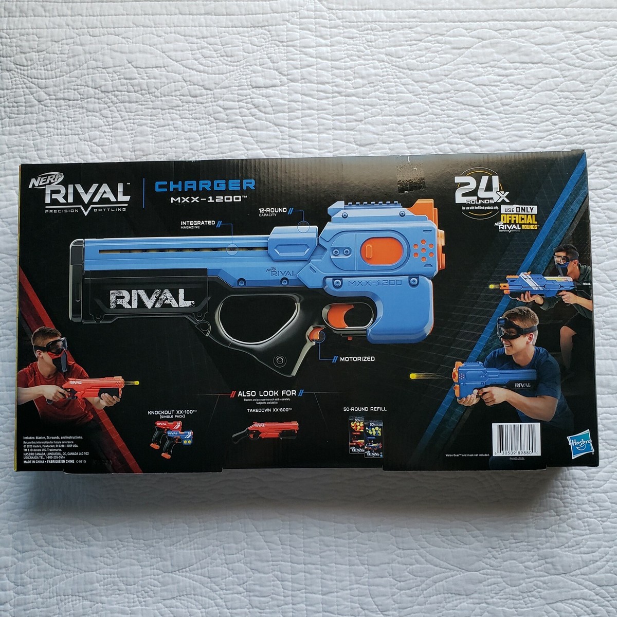 NERF RIVAL CHARGER ナーフ ライバル チャージャー 電動 Nerf Rival Charger MXX-1200 Motorized Blaster -- 12-Round