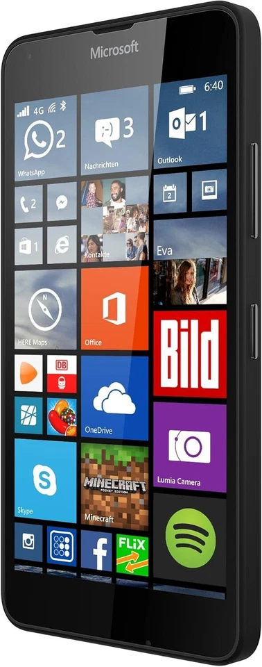 Microsoft Lumia 640 5 inch SIM-Free unlocked 8 GB Smartphone - Black - Image 4 of 4