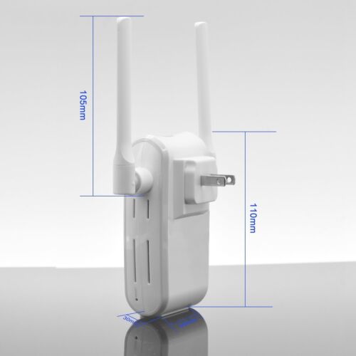 Wireless-N 300Mbps WiFi Range Extender Router/Repeater/AP Dual External Antennas - 第 2/10 張圖片