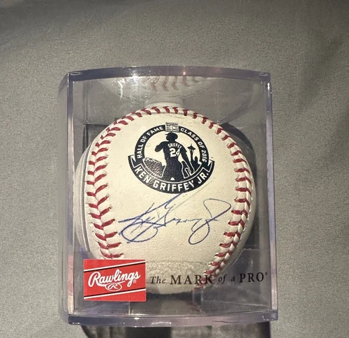 Ken Griffey Jr Mariners H.O.F 2016 Signed Baseball Ball Authenticated RARE
