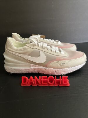 Nike Waffle One Crater Cream White Orange Black DC2650-200 Mens 6