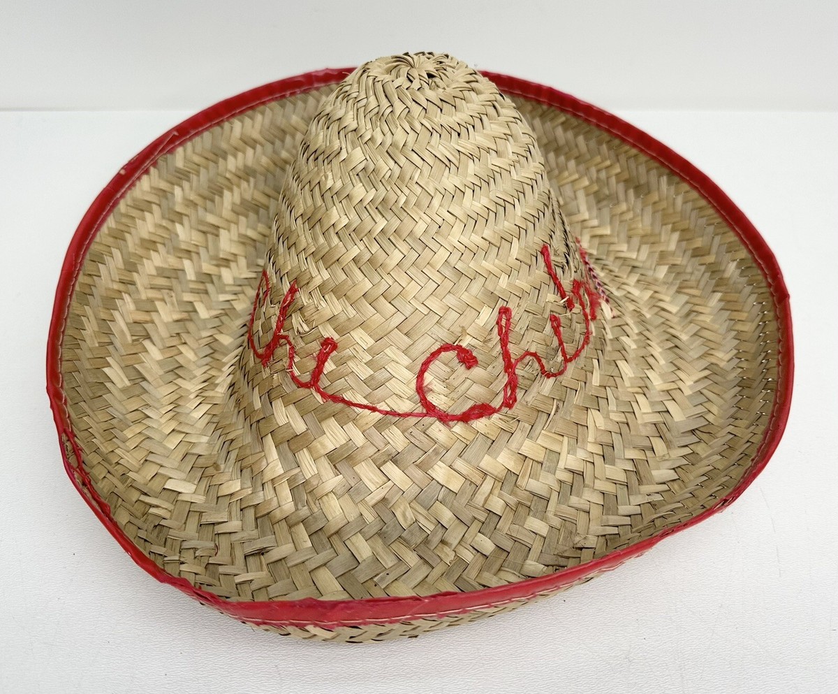 SUPER RARE Authentic Chi Chi's Restaurant Straw Sombrero Hat