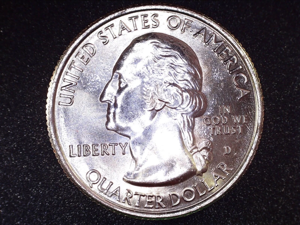 2011 D Olympic NP (WA) ATB Quarter Error - Feeder Finger - *GEM* from Mint Rolls - Image 4 of 4