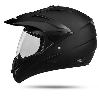ATO Moto Enduro Helm mit Visier GS War matt ECE 2205 Motocross Cross Motorrad