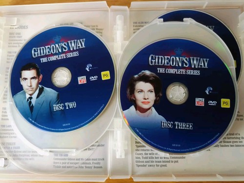 Gideon's Way The Complete Series 1965 Region All DVD 9 Disc Set B&W 1560min 26ep - Picture 8 of 11