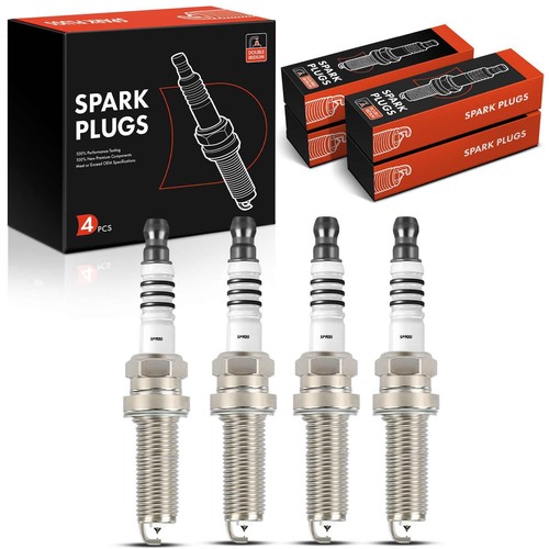 4x Double Iridium Spark Plugs for INFINITI QX60 Nissan Juke Murano
