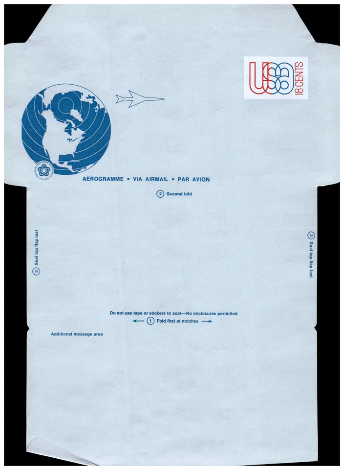 Lot of (19) - Aerograme Air Mail Sheets - Not Folded - MINT See Images - Image 3 of 4