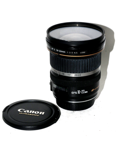 Canon EF-S 10-22mm f/3.5-4.5 USM Ultra Wide Angle Zoom Lens- EXCELLENT Condition - Picture 1 of 4