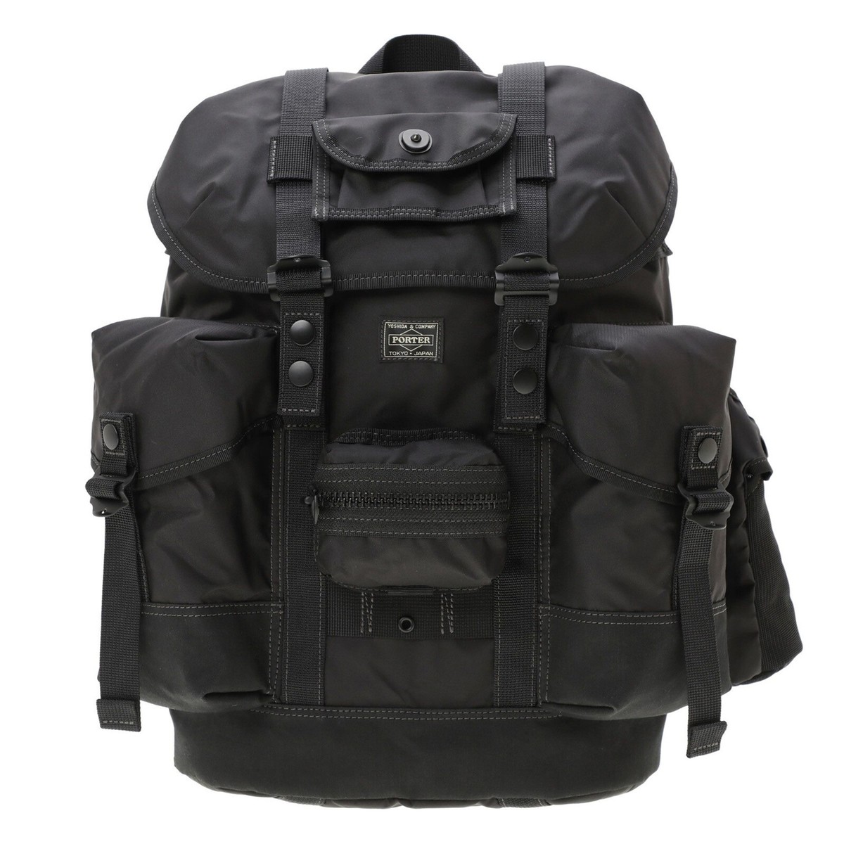 ALICE PACK with POUCHES ブラック 【porter】 PORTER ALL Series ALICE PACK with POUCHES Black Backpack