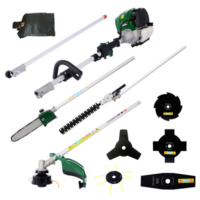 9 in 1 Multi-Functional Trimming Tool 38CC 4-Stroke with Pole Saw String Trimmer