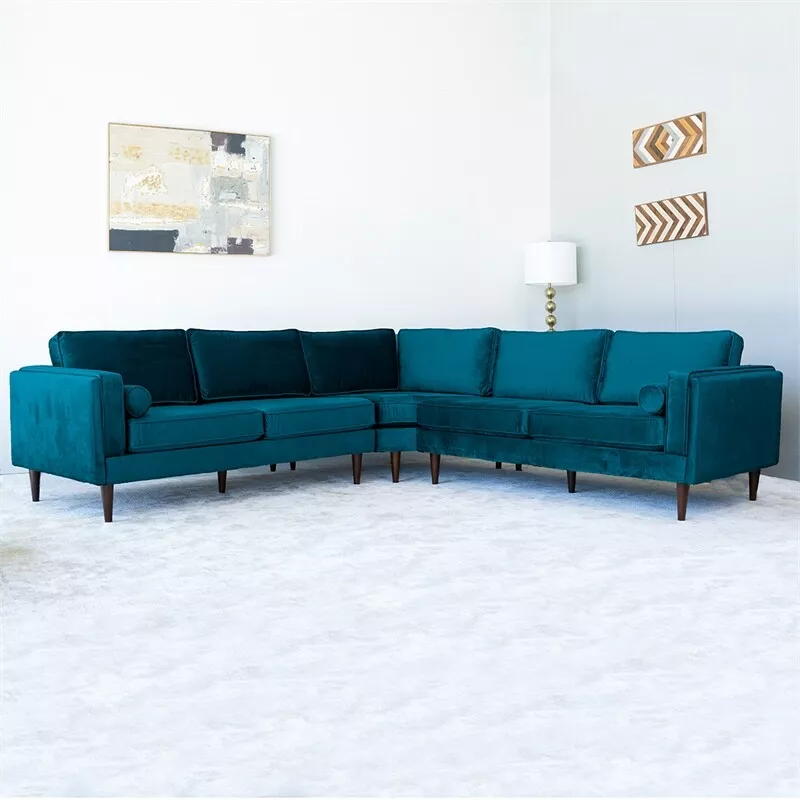 Mid century l shaped sofa outlet