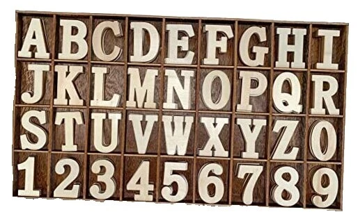 Wooden Letters Rustic/Primitive Home Décor Plaques & Signs