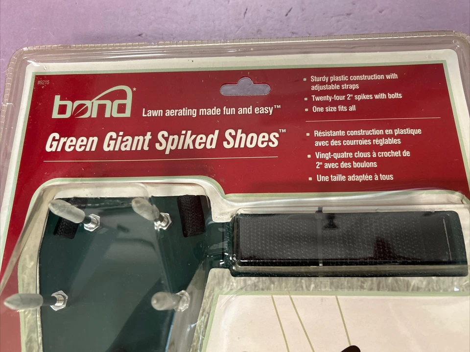绿色巨型钉鞋 草坪曝气器 9215 ~ 粘合制造 ~ 全新 — 第 2/4 张图片