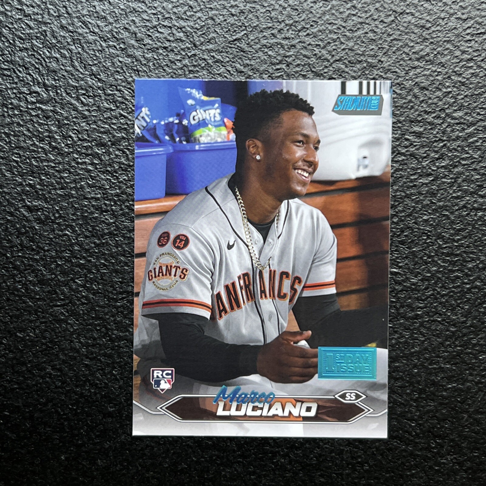 Marco Luciano 2024 Topps Stadium Club First Day Issue SP Rookie RC Card 224