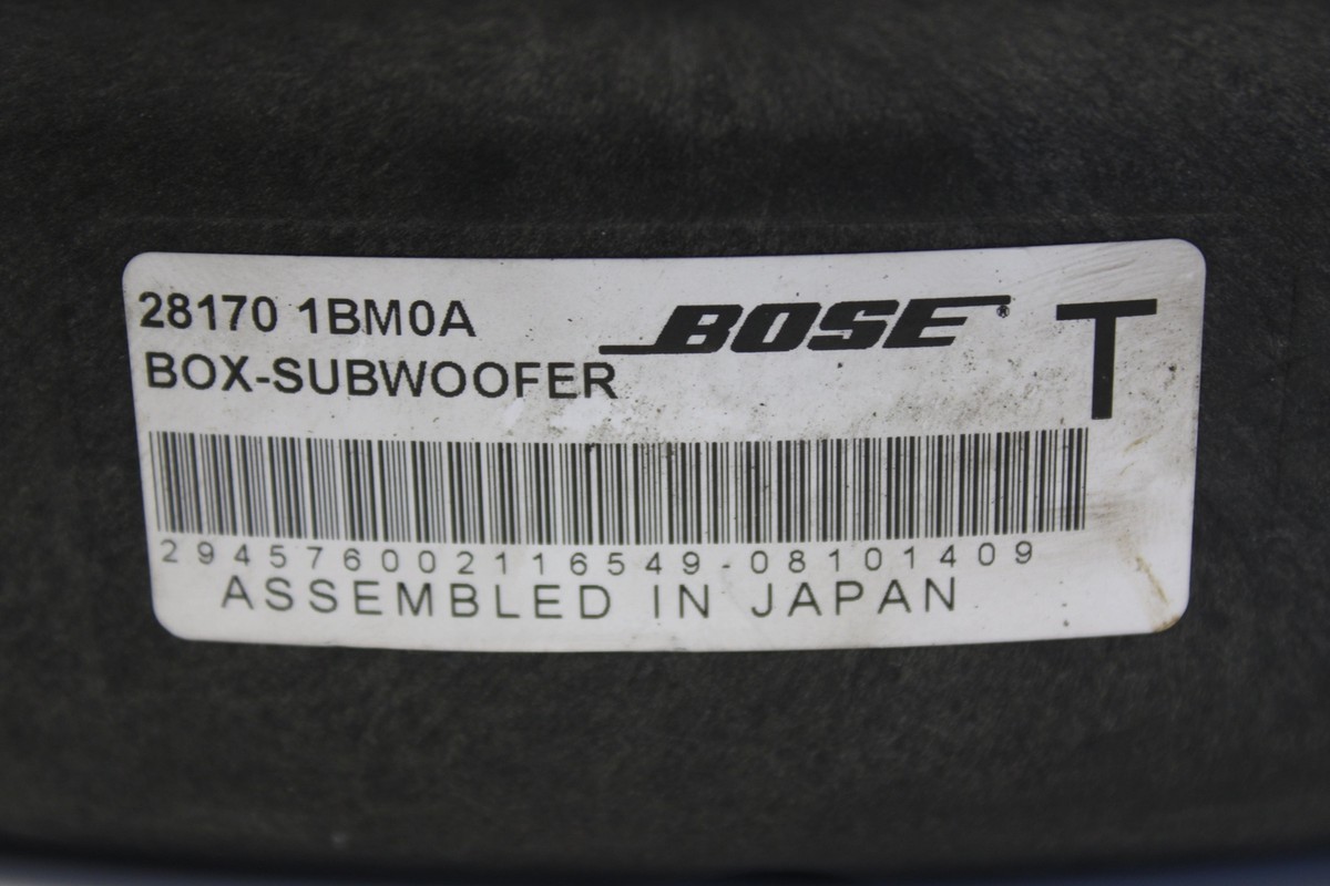 2009-2019 Nissan 370Z BOSE SUB WOOFER OEM 28170 1BM0A | eBay