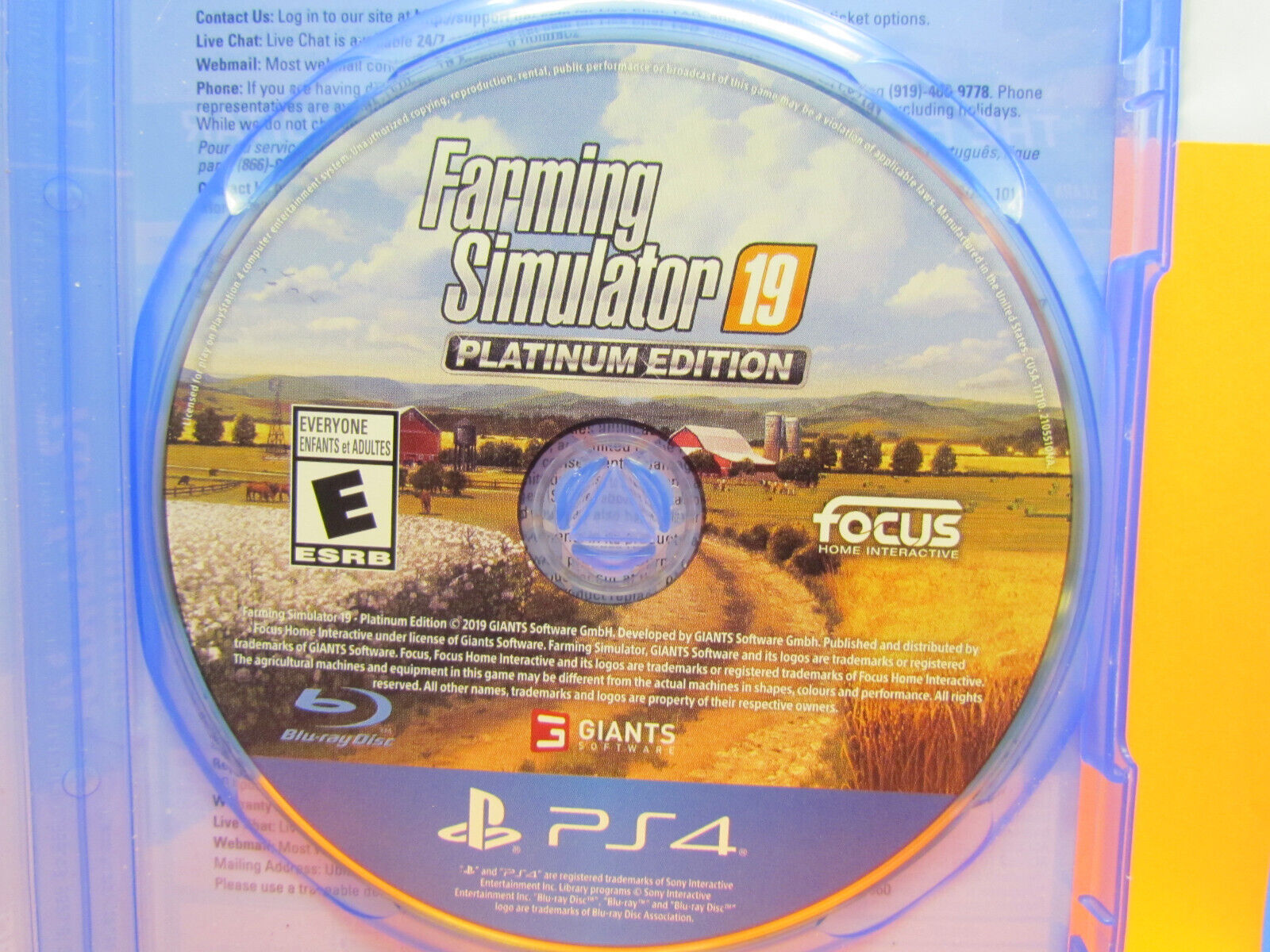 Farming Simulator 19 Platinum Edition (PlayStation 4 PS4) Disc ~ Ships FREE 859529007454 | eBay
