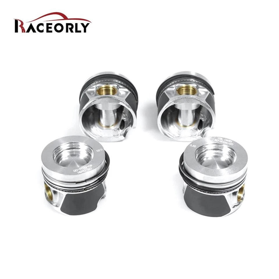 RACEORLY Pistons Rings +0.5mm For VW Amarok Jetta Multivan 2.0 TDI 03L107065M Foto 3 de 4
