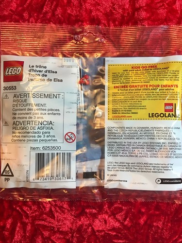 Lego 30553 Disney Frozen 2 Movie Elsa's Winter Throne Polybag Christmas NEW!!! - Bild 2 von 2