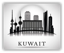 Kuwait Travel Car Bumper Sticker Decal - ''SIZES''