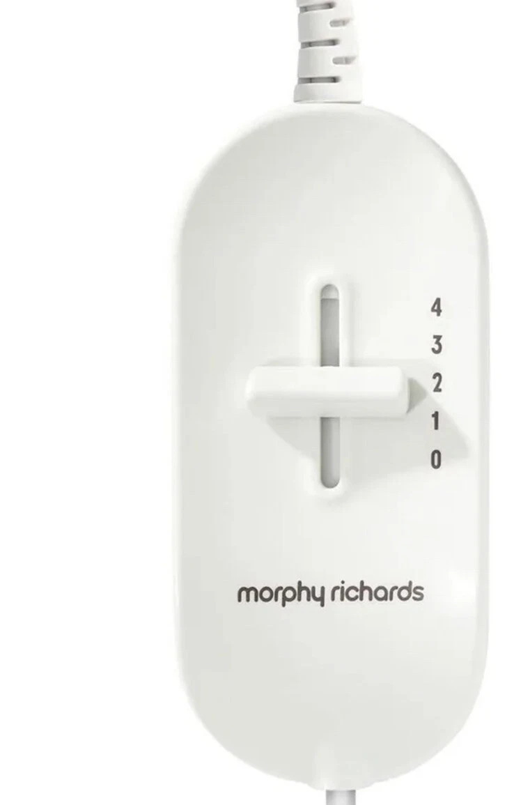 Single Electric Blanket Heated Underblanket With Heat Settings - Morphy  Richards | eBay