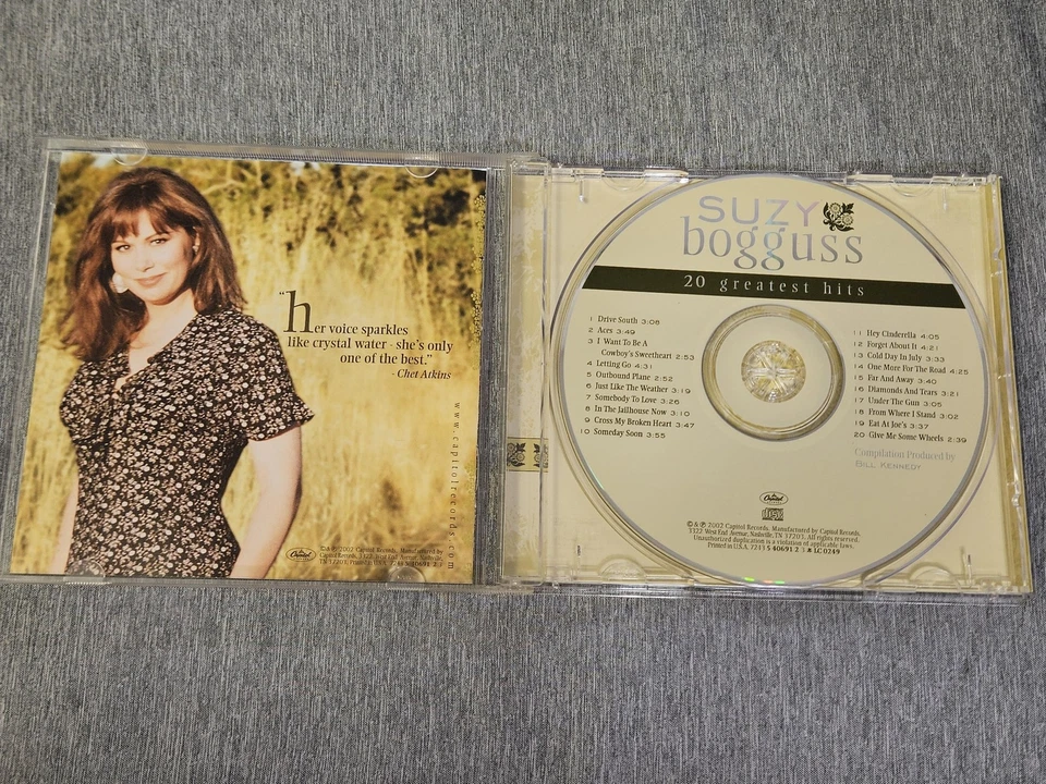 Suzy Bogguss CD 20 Greatest Hits Country Compilation Capitol Records 2002 BMG - Image 2 of 4