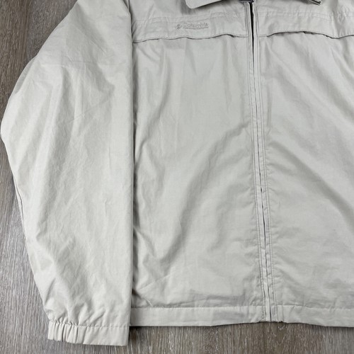Columbia Jacket Men’s 2XL Tan Full Zip Wind Water Resistant Outdoor Hiking Coat - Picture 4 of 21
