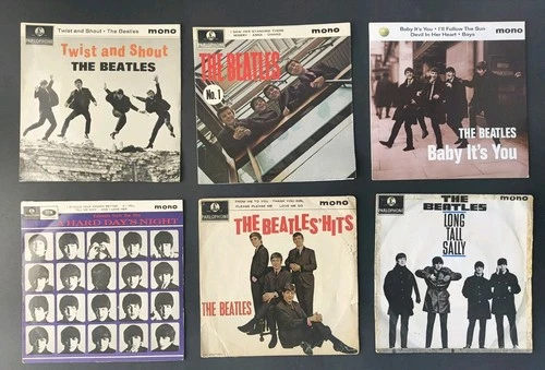 The Beatles Collection 30+ 7" Singles VG+ Rarities Reissues
