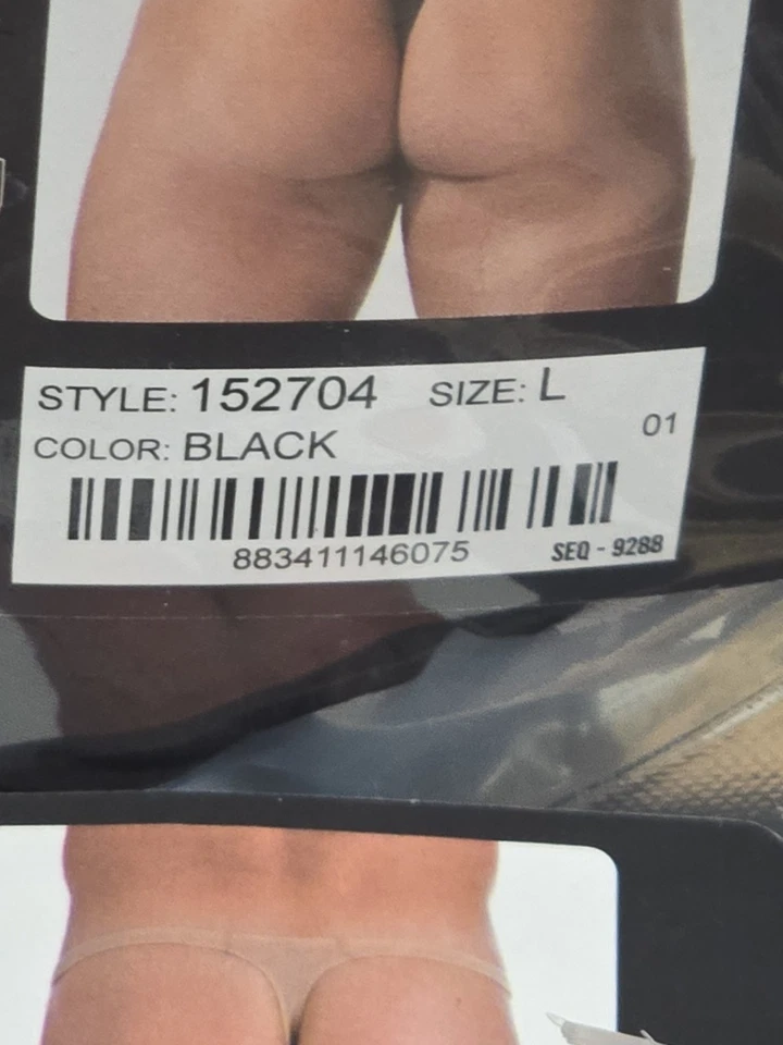 (2) GREGG HOMME Room-Max Thong Black 152704 & Virgin Thong Nude 95504 ~ Size L - Image 3 of 4