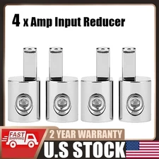 4PCS ILL Customz Offset Power and Ground 1/0 Gauge to 4 Gauge Amp Input Reducers