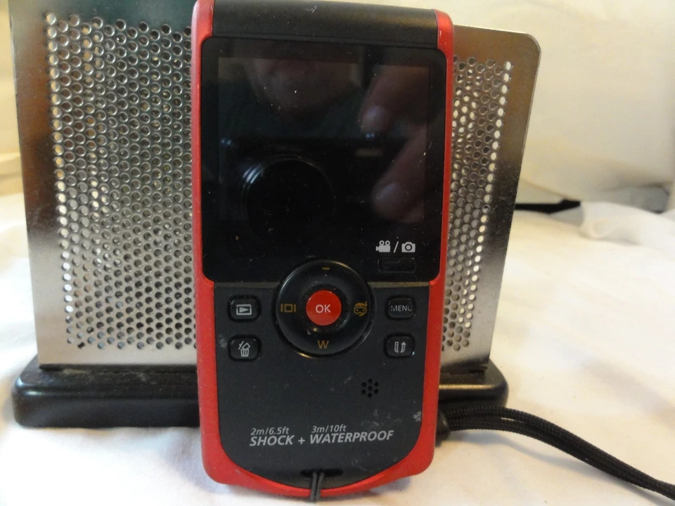 Samsung HMX W200RN Action Camera FULL HD Camcorder Tested And Working - Image 2 of 4