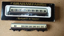 GRAHAM FARISH N GAUGE, GWR Suburban Coaches, 1 x 614 boxed,1 unboxed.