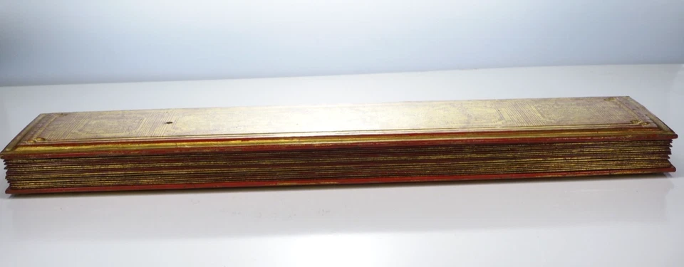 Buddhist Monastery Canon Burmese-Pali Manuscript Kammavaca 16 pages plus covers - Изображение 3 из 4