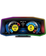 SinoTrack OBD2 Gauge Display Car HUD Head-Up Display OBD+GPS Smart Gauge 6.2