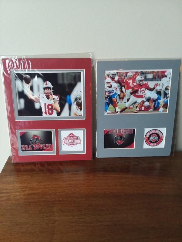 2 Ohio State Buckeyes 8x10 picture new