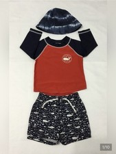 Baby Gap Long Sleeve Rashguard Set With Tie-dye Hat 6-12 Month - K120
