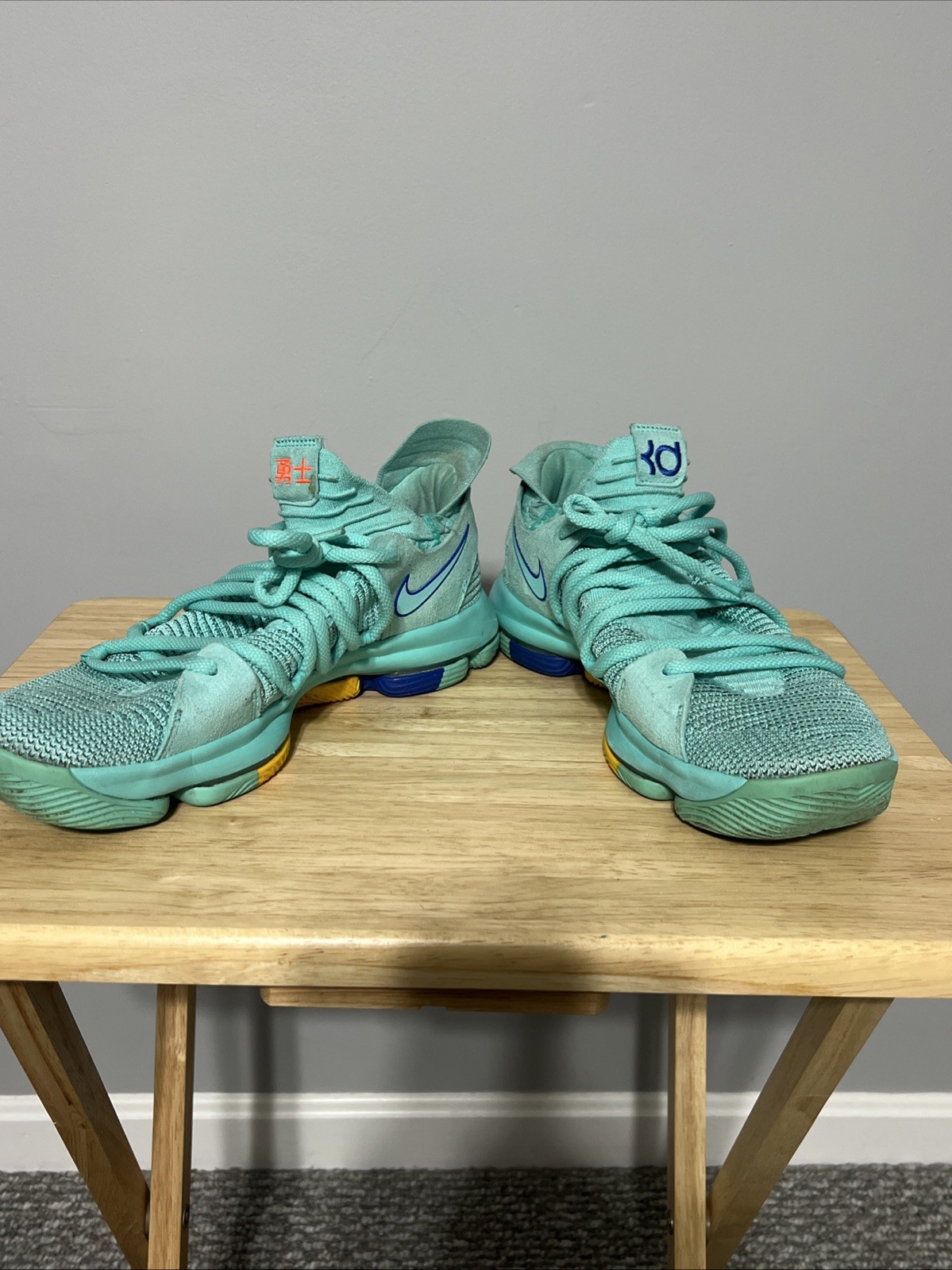 Men's  Nike Shoes - 2019 Durant KD 10 EP Hyper Turquoise City Edition Size 14 thumbnail 2