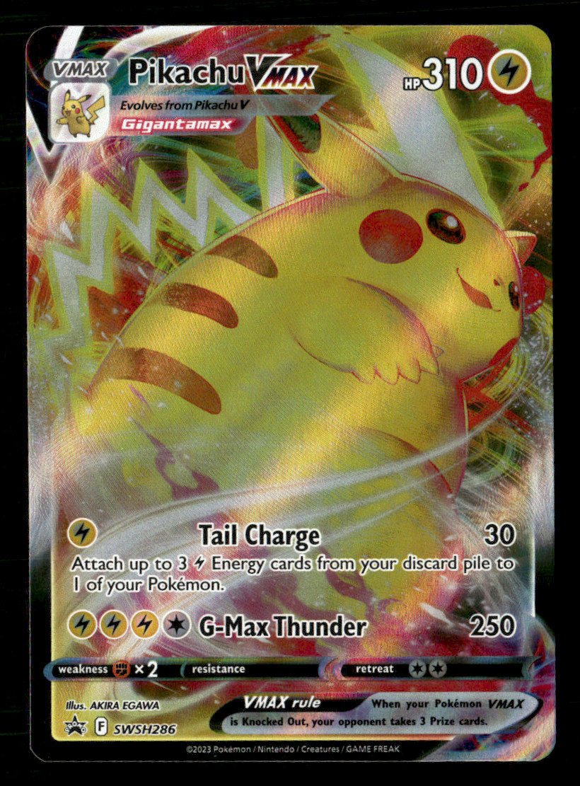 Pikachu VMAX Promo Holo SWSH: Sword & Shield Promo Cards SWSH286 LP Pokémon TCG