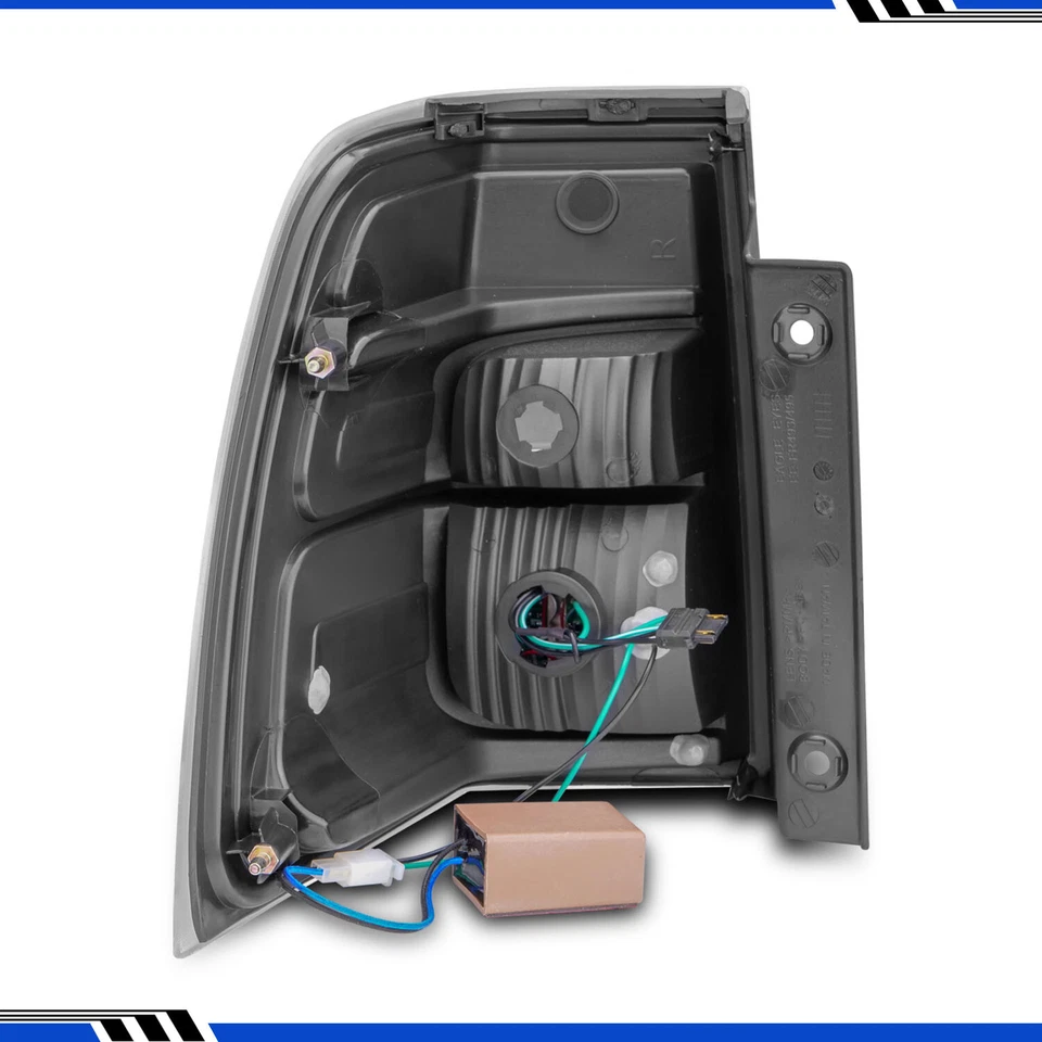 Luz trasera de freno LED de repuesto negra para Ford Expedition 2007-2016 par diestro Foto 2 de 4