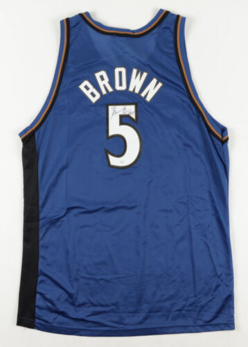 Kwame Brown Signed Washington Wizards Champion Style Jersey (JSA COA) - Picture 1 of 7