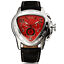 Indexbild 1 - JARAGAR Herrenuhr TRIANGLE RED Leder Armband Uhr NEU automatisch-mech
