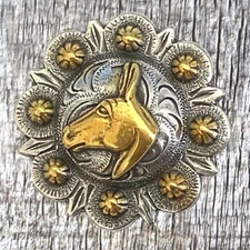 Mule Head Berry Concho-CON1199-A