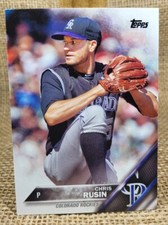 2016 Topps Series 2 Chris Rusin Baseball Card #486 Rockies FREE S&H A8