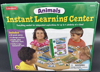 Lakeshore Learning Science Instant Learning Center Animals 4+ New