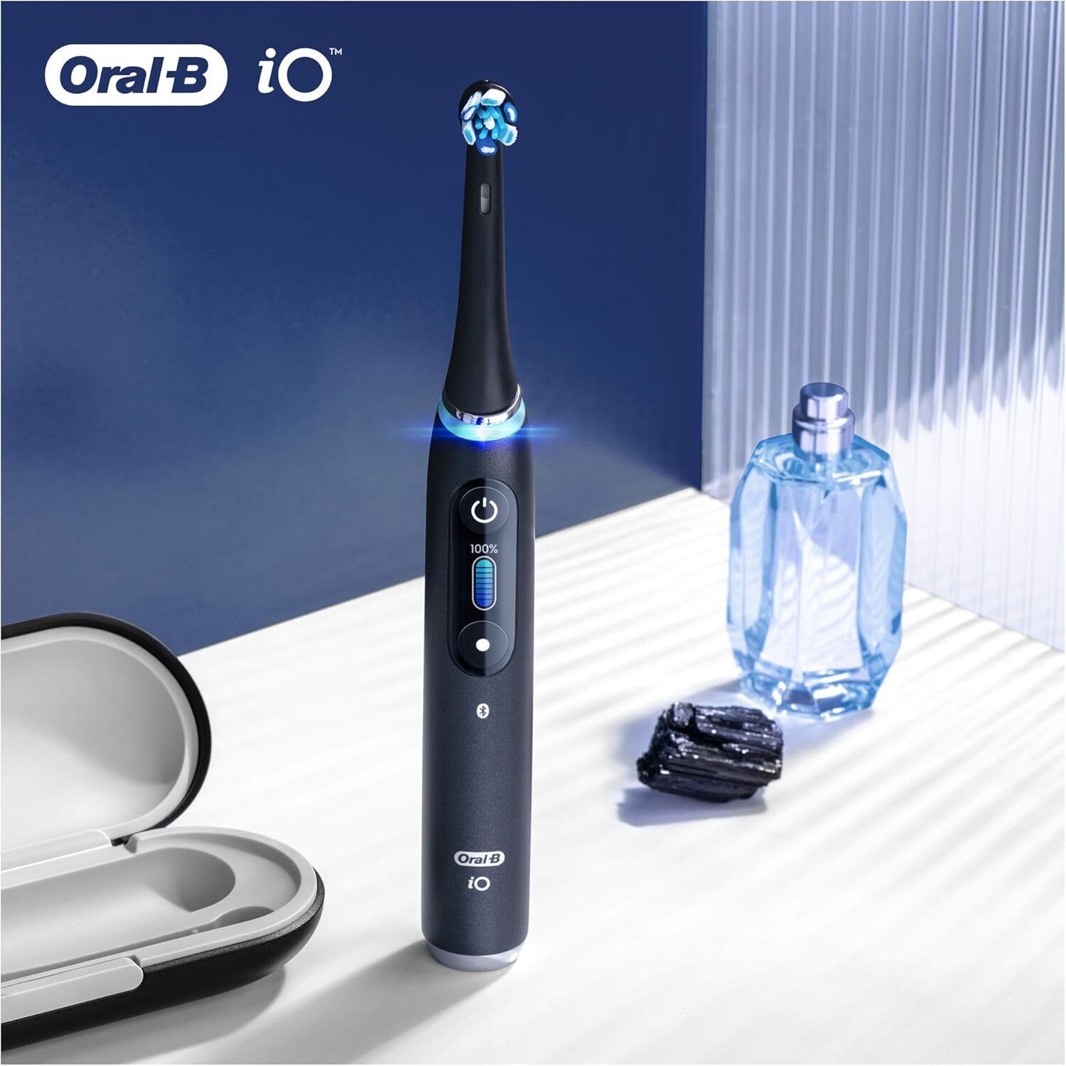 2 pairs of 4 pack Oral-B Io Ultimate Clean Electric Toothbrush Head Black