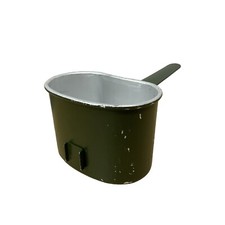 German Army Metal Cup Aluminium Canteen Olive Green M59 Camping Mug Mess Tin