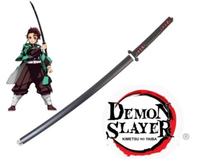 Demon Slayer Katana Metal 103cm Cosplay Tanjiro Kamado Non Aiguisé