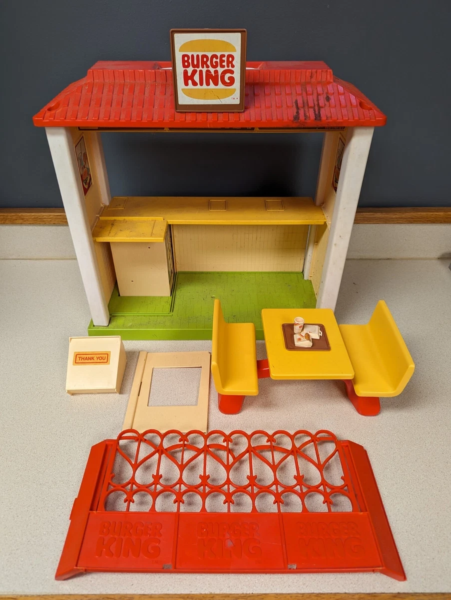 Barbie burger king playset top