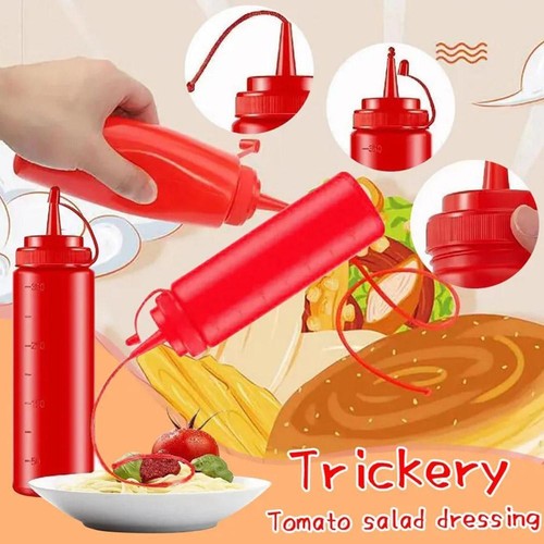 Funny Prank Ketchup Bottles Practical Jokes Tomato Sauce Mustard Surprise T K1G6