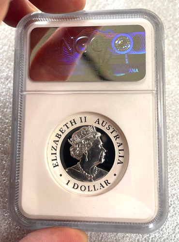 2022 P $1 Australia Silver Proof Wedge Tailed Eagle NGC PF70 Mercanti Signed 1oz - Picture 3 of 9